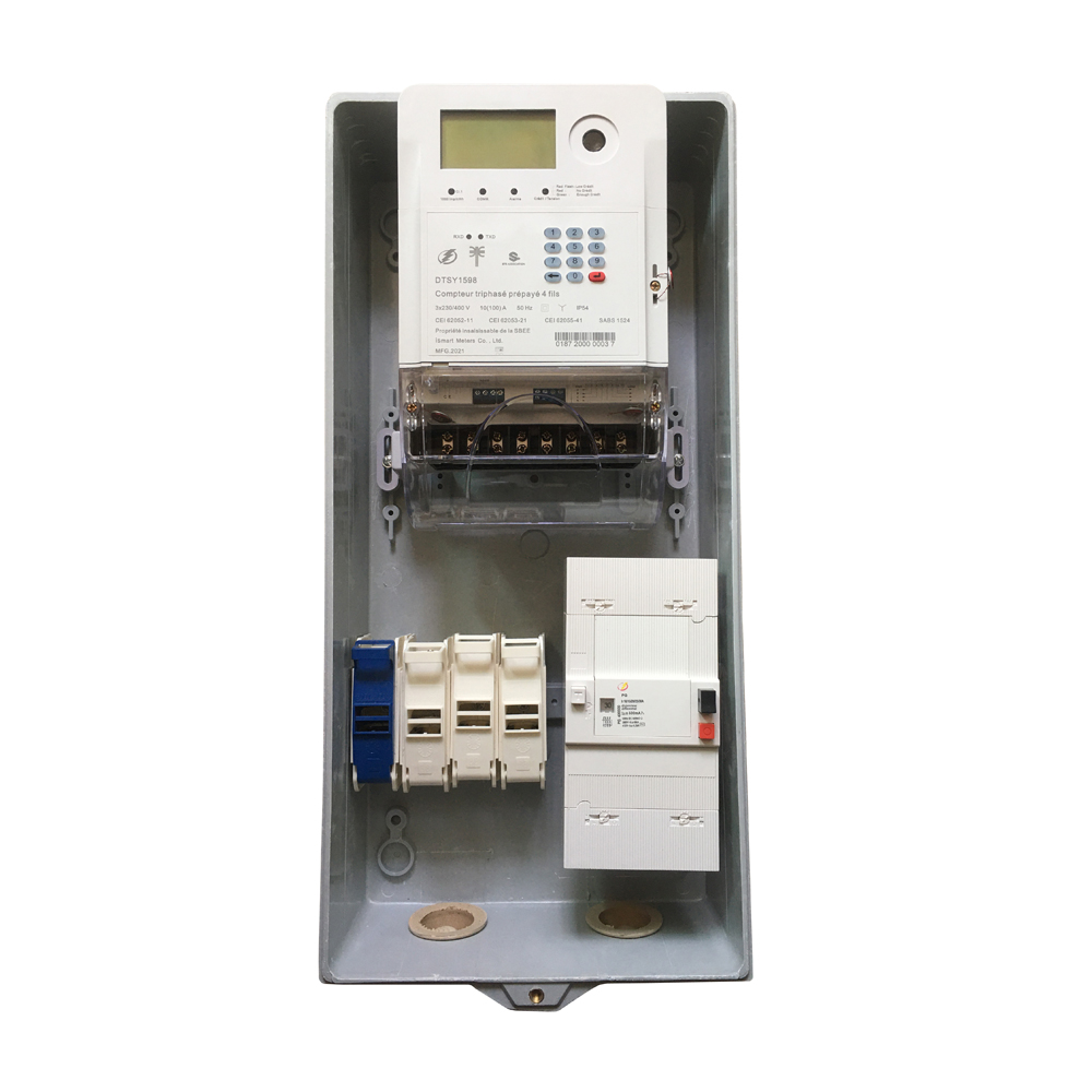 Three Phase SMC Prepaid Meter Box
