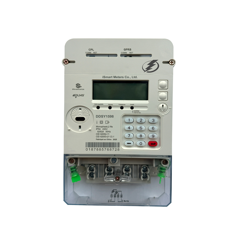 DDSY1598 Single Phase Smart Prepaid Energy Meter