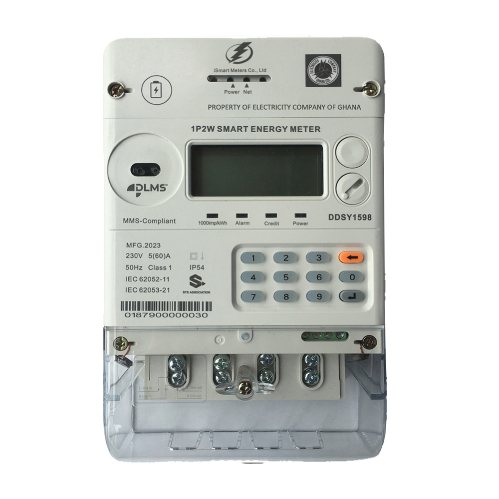 DDSY1598 Single Phase Smart Prepaid Energy Meter with 2G or 4G communication module