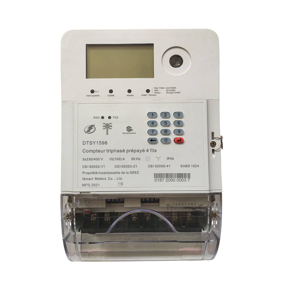DTSY1598 STS Three Phase Prepayment Meter