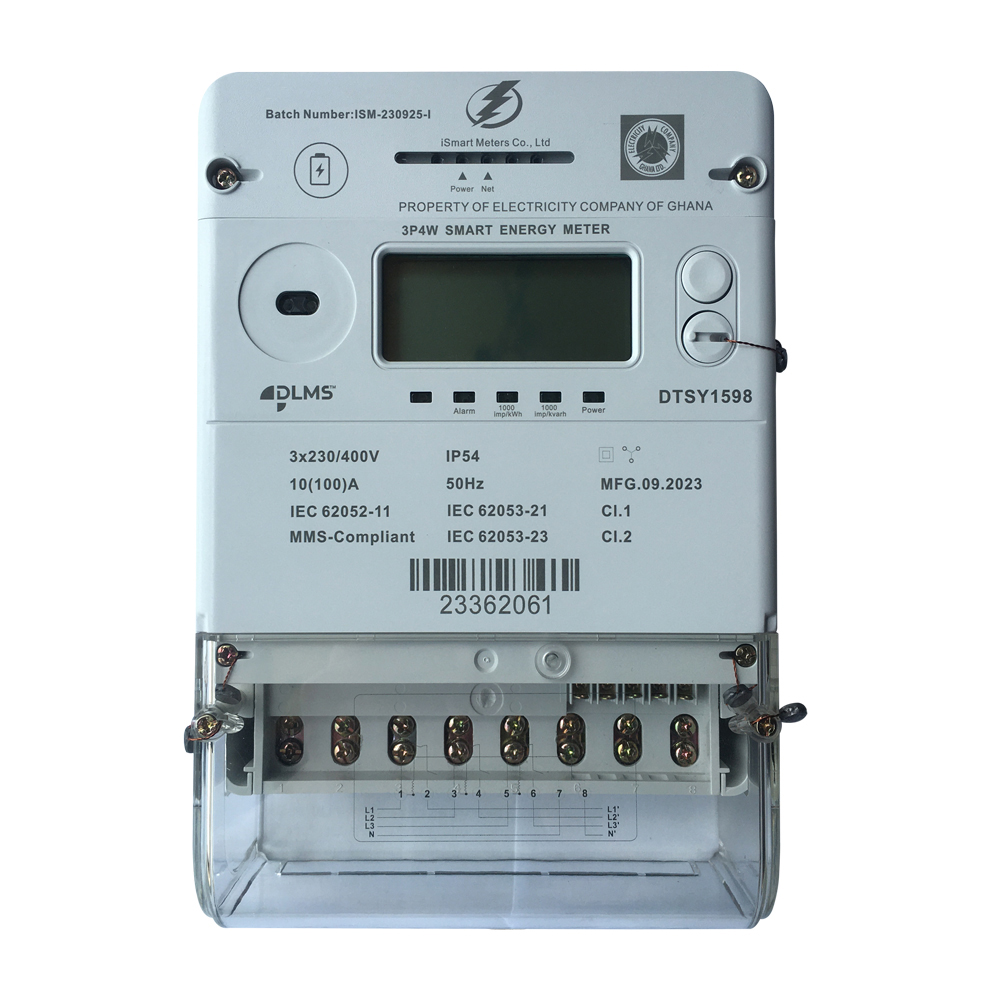DTSY1598 Three Phase Smart Meter with GPRS or 4G communication module