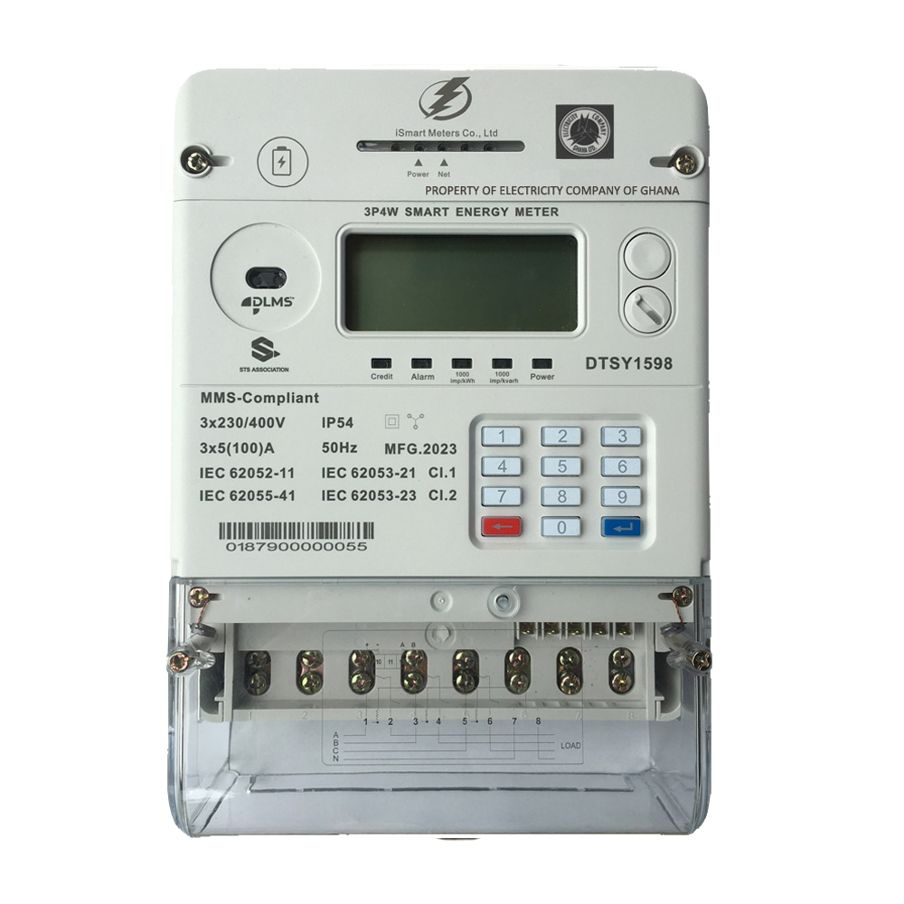 Compteur D'énergie Triphasé DTSD1352-C 80A - Rail DIN, Affichage LCD, Communication RS485 - Pour Suivi Consommation