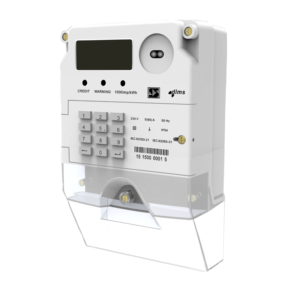 Compteur à prépaiement intelligent monophasé conforme DLMS DDSY1598